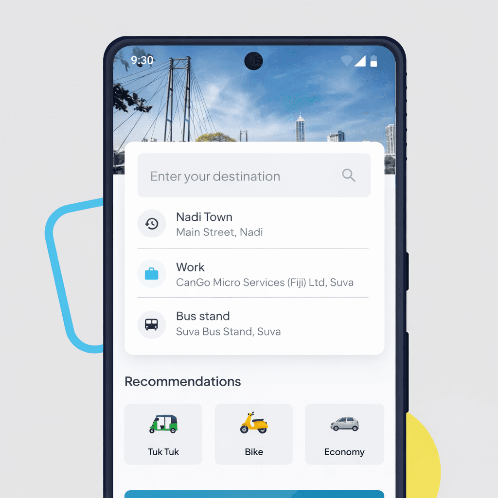 FijiGo Rider App